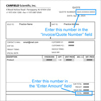 Canfield Invoice/Quote Payment